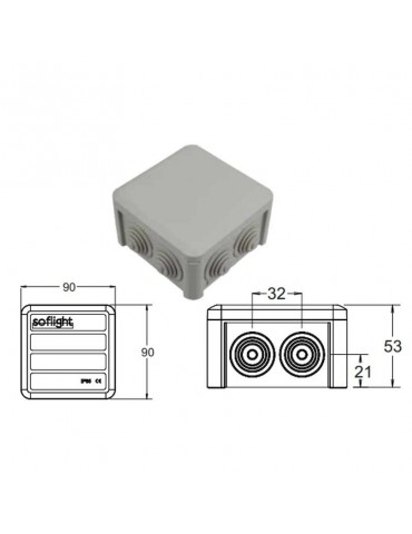 CAJA DE CONEXIONES ESTANCA IP65 B090 - 3