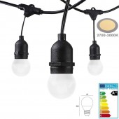 Guirnalda led exterior 15m 15 Bombillas 4W IP65 - 10