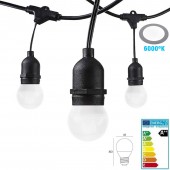 Guirnalda led exterior 15m 15 Bombillas 4W IP65 - 11