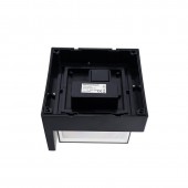 Aplique pared Led 15W cuadrado negro exterior - 4