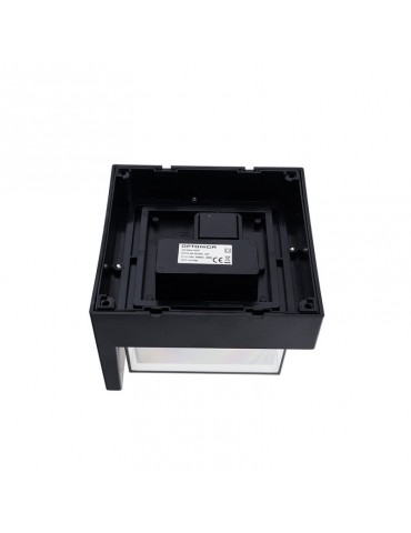 Aplique pared Led 15W cuadrado negro exterior - 4
