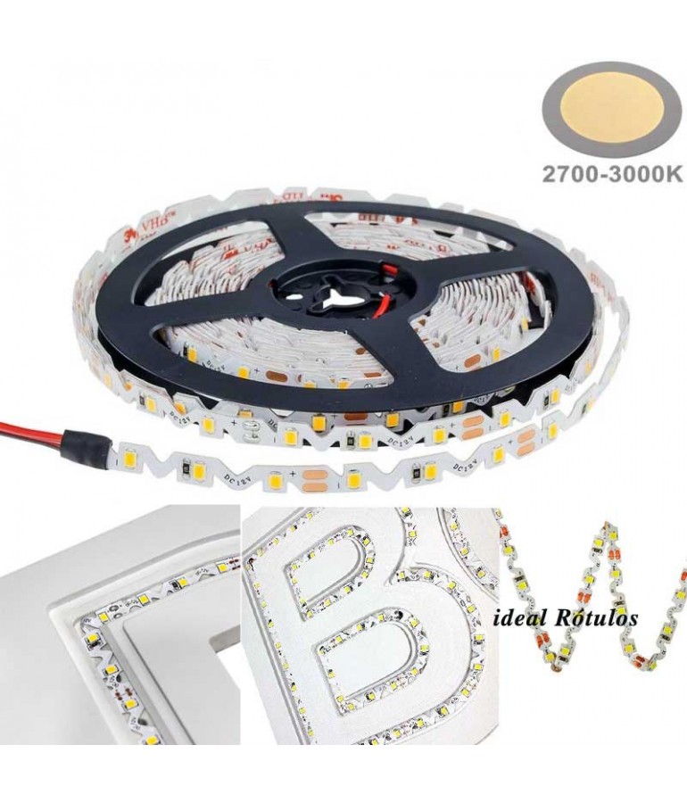 Tira Led Z Signae 12VDC 7,2W/M IP65 120° 2835 3000K - 1