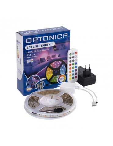 Kit Tira Led RGB 12VDC IP54 60LEDS/m Mando RC - 3