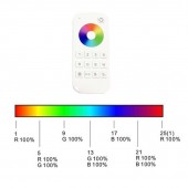Mando 4 Zonas RGB-W 2.4G RF Tiras led 12/24V DC - 4
