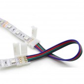 Conector Doble con cable Tiras de Led RGB 12/24v - 2