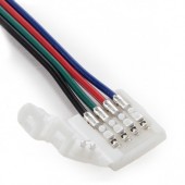 Conector Doble con cable Tiras de Led RGB 12/24v - 3