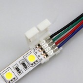 Conector Doble con cable Tiras de Led RGB 12/24v - 4