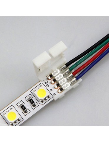Conector Doble con cable Tiras de Led RGB 12/24v - 4