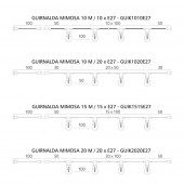 Guirnalda Exterior 10-15-20m-E27