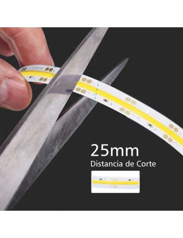 Tira Led COB 12VDC 10W/m 480Leds/m IP20  5m - 4