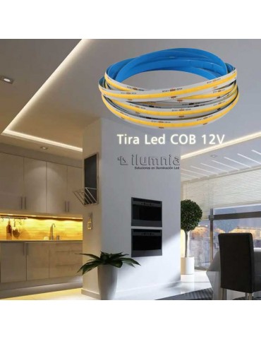 Tira Led COB 12VDC 10W/m 480Leds/m 6000K 5m - 7