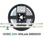 Tira Led 12V 24W 300Led 950lm 5M SMD2835 - 5