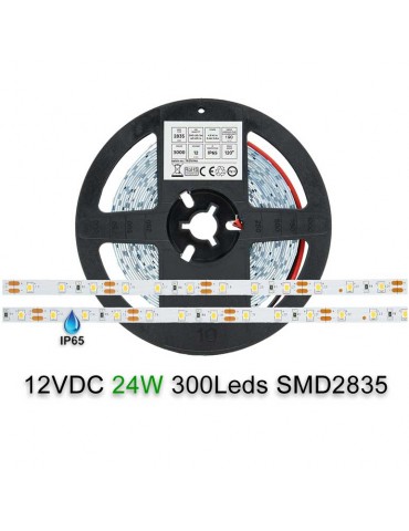 Tira Led 12V 24W 300Led 950lm 5M SMD2835 - 5