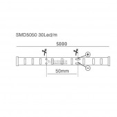 Tira Led Z Signae 12VDC 7,2W/M IP65 120° 2835 3000K - 11