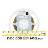 Tira Led COB 12VDC 10W/m 480Leds/m 3000K 5m - 5