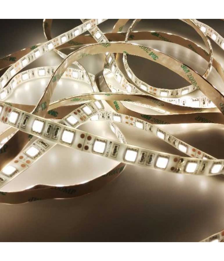 Tira Led 12VDC 7,2W/M IP20 120° Luz Blanca SMD5050 - 6