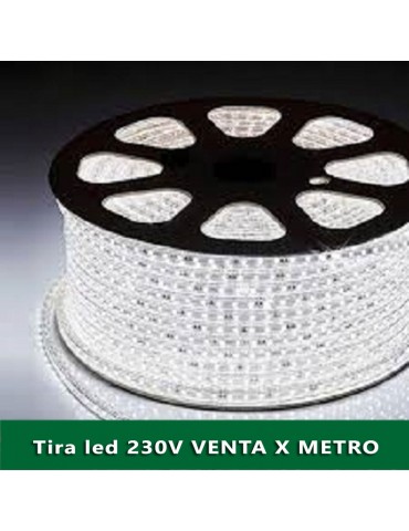 TIRA DE LED AC230V 14,4W/m IP67 160°RGB impermeable