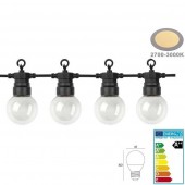 Guirnalda Led exterior 15m 15 Bombillas 4W IP65 - 12