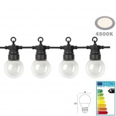 Guirnalda Led exterior 15m 15 Bombillas 4W IP65 - 9