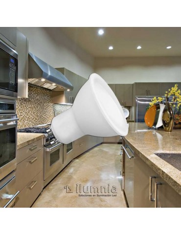 LED dicroica GU10 8W 230V HTPC Aluminio - 2