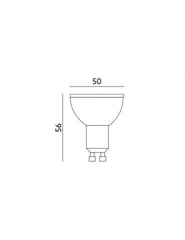 Bombilla LED dicroica GU10 1W 230V - 5