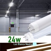 Pack 25 Tubos LED T8 150cm 24W Cristal - 5