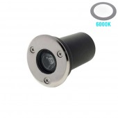 Foco Led 1W empotrable suelo 230v 6000K - 1