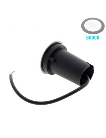 Foco Led 1W empotrable suelo 230v 6000K - 3
