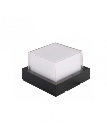 Aplique pared Led 15W cuadrado exterior negro - 3