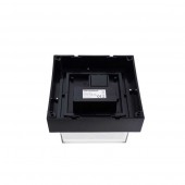 Aplique pared Led 15W cuadrado exterior negro - 4