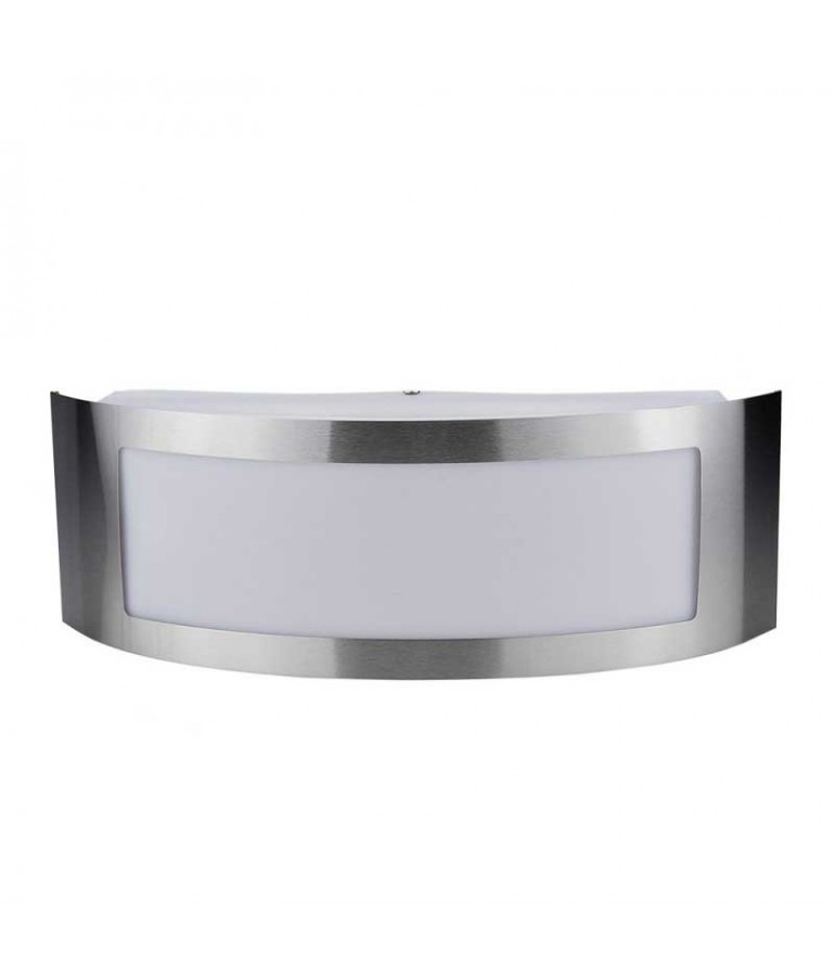 Aplique pared rectangular curvo Inoxidable E27 - 1