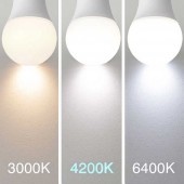 Pack 10 LED A60 7W E27 HTPC Aluminio 220° - 9