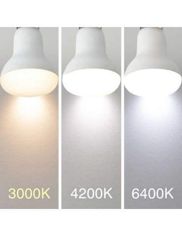 LED Reflectora R80 10W E27 230V HTPC+Aluminio - 7