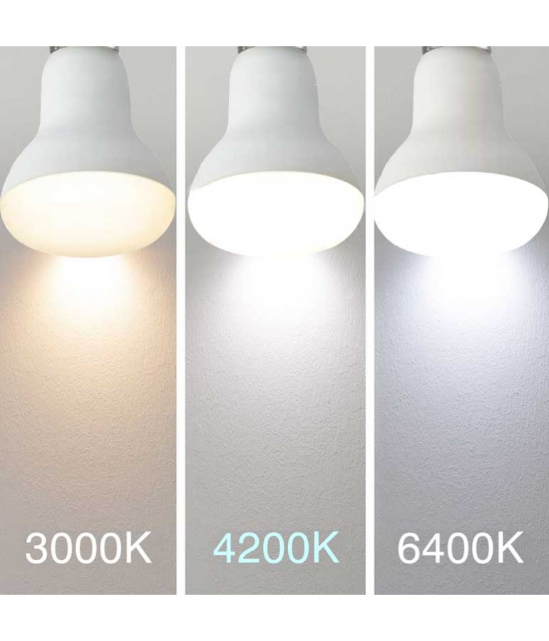 LED Reflectora R50 5,5W E14 230V HTPC+Aluminio - 7