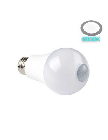 Bombilla LED Sensor Movimiento 7W E27 A60 - 3