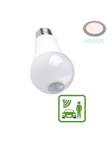 Bombilla LED Sensor Movimiento 7W E27 A60 - 5