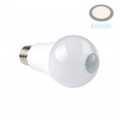 Bombilla LED Sensor Movimiento 7W E27 A60 - 7