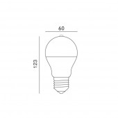 Bombilla LED Sensor Movimiento 7W E27 A60 - 4