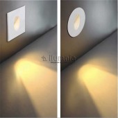 Aplique LED Escalera Pared 3W Redondo - 2