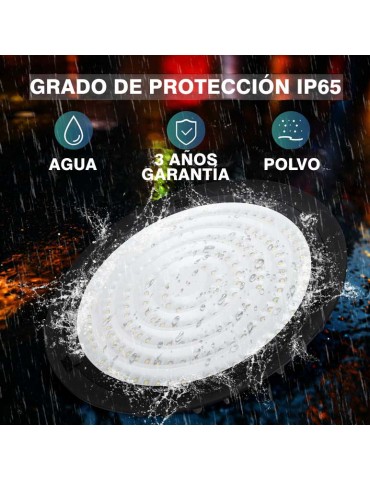 CAMPANA INDUSTRIAL LED UFO 150W IP65 ALUMINIO 6400K - 3