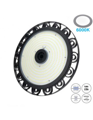 CAMPANA INDUSTRIAL LED UFO 200W Regulable IP65 - 5