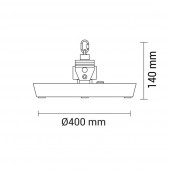 CAMPANA INDUSTRIAL LED OSRAM 150W IP65 5700K - 6