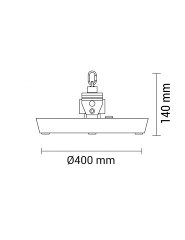 CAMPANA INDUSTRIAL LED OSRAM 150W IP65 5700K - 6