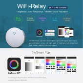 WiFi Relay Módulo conversor RF 2.4GHz 5-24V - 7
