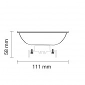 Bombilla LED AR111 15W AC/DC 12V 30º - 2