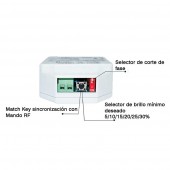 TRIAC Dimmer Controlador RF + PUSH DIM - 6