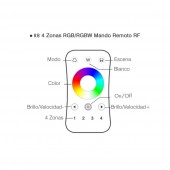 Mando RF 4 Zonas RGB-W Tiras led 12/24V DC - 5