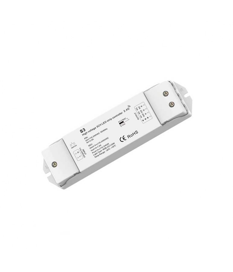 copy of Controlador RF 3 Canales Tiras Led 12-36V RGB CCT - 1