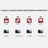 Consola Master DMX512 6 Canales - 5