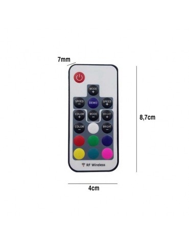 Mando RF Tiras LED Digital RGB 5-24V - 3